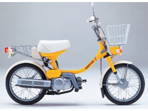 Yamaha, Yamaha Punya Moped 2-Tak Unik, Mesin Cuma 50 Cc Berpenggerak Gardan