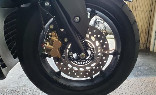 Yamaha, Ini Rahasia Bikin Rem Motor Matic Yamaha Aerox 155 Connected Pakem