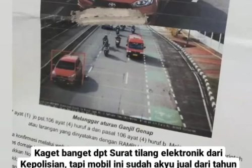 Mobil Sudah Dijual Masih Dapat Surat Tilang Elektronik? Segera Lakukan Ini