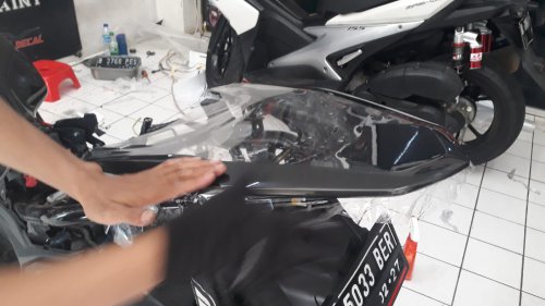 Dua Cara Mudah Melindungi Bodi Motor Bekas Dari Baret Halus Selain Coating