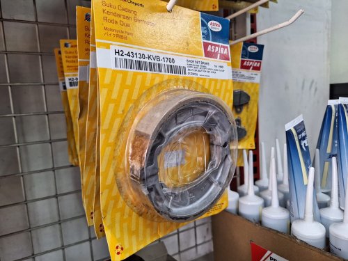 Begini Cara Cek Keausan Kampas Rem Tromol Motor Bekas Tanpa Dibongkar