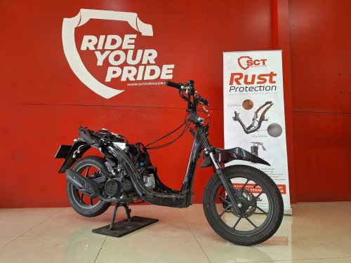 Enggak Hanya Tabrakan, Ini Penyebab Rangka Motor Jadi Bengkok