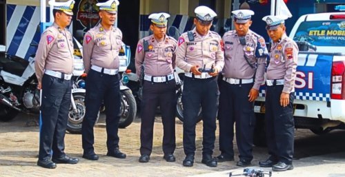 Tilang Drone Resmi Kawal Jalur Gage Jakarta, Ini Titik Operasinya