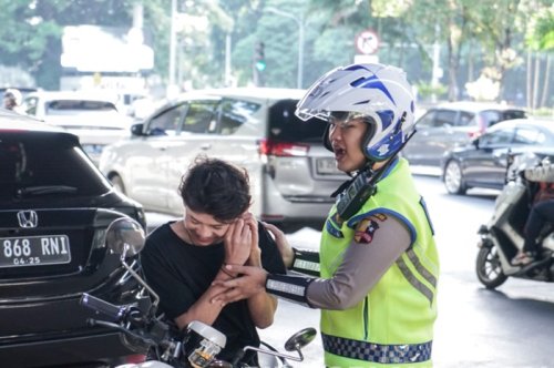 Berani Melanggar Takut Menepi, Polisi Sebut Banyak Pemotor Kabur Padahal Belum Tentu Ditilang