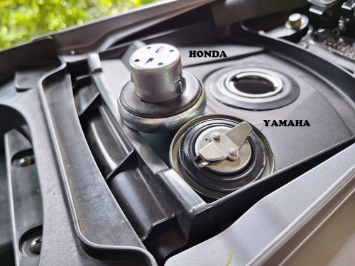 Anti Nyangkut, Ini Kelebihan Tutup Tangki Honda Dipasang ke Motor Matik Yamaha