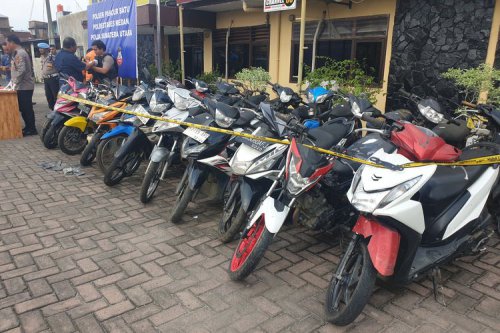 Rasa Penasaran Terjawab, Ternyata Polisi Simpan Barang Bukti Motor Curian Di Sini