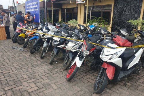 Rasa Penasaran Terjawab, Ternyata Polisi Simpan Barang Bukti Motor Curian Di Sini