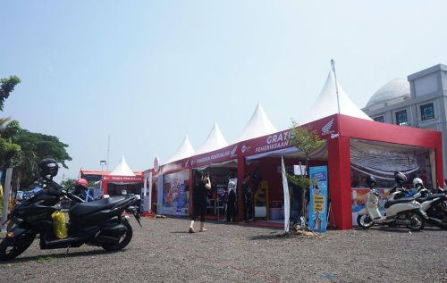 Honda, DAM Hadirkan Bale Santai Honda dan AHASS Siaga untuk Kawal Pemudik di Jawa Barat