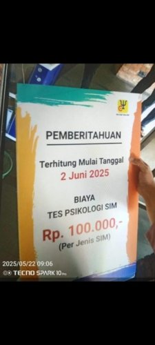 Tarif Tes Psikologi Naik, Segini Biaya Bikin SIM Per Oktober 2025