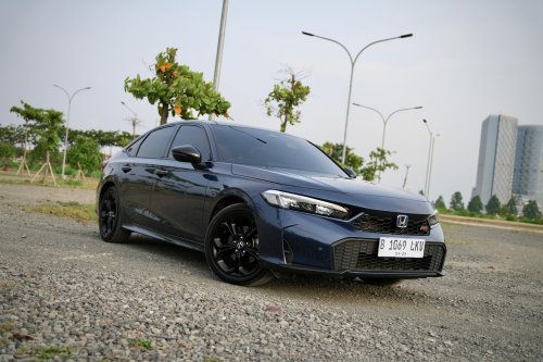 Honda, Honda Civic, Honda e, Sedan Irit BBM Buat Mudik, Honda Civic RS e:HEV Bisa Jalan Sejauh Ini