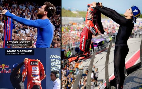 Valentino Rossi, Marc Marquez, Marquez, MotoGP, Diketawain Valentino Rossi di Sprint Race, Marc Marquez Bungkam Haters di MotoGP San Marino