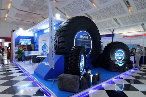 MAXAM Hadirkan Ban Buatan Indonesia Untuk Kendaraan Pertambangan di Mining Expo 2025