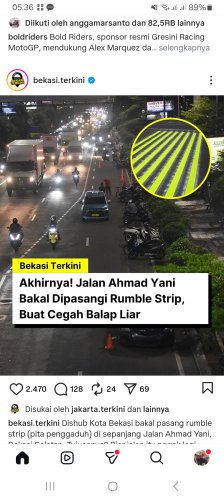 Bekasi Bakal Pasang Rumble Strip, Shockbreaker Nangis Buat Balap Liar