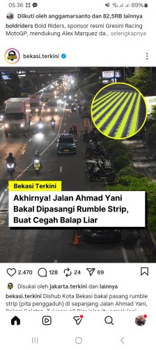 Bekasi Bakal Pasang Rumble Strip, Shockbreaker Nangis Buat Balap Liar