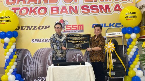 Dunlop Shop SSM 4 Kembali Lahir di Semarang, Sedia Ban Sampai Pelek Mobil