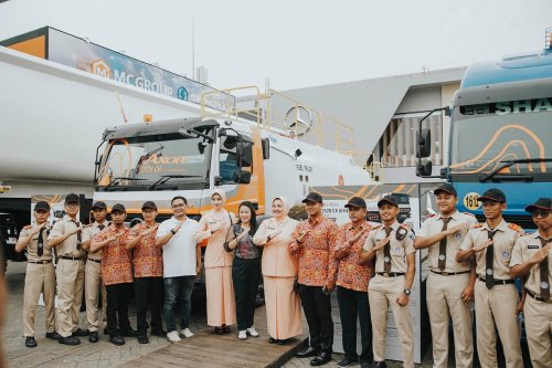 Mercedes-Benz, Top Markotop, DCVI Sumbang Mesin Bus Mercedes-Benz OF 917 ke SMK 1 Angkasa Jakarta