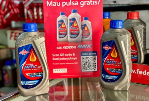 Federal Oil Bagi-bagi Pulsa Buat Konsumen, Sekaligus Jadi Sarana Edukasi Produk Asli