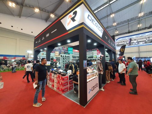 DeRide Obral Apparel dan Helm di IMOS 2025, Ada Diskon Sampai 50 Persen