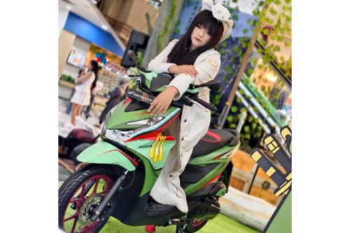 Honda, Honda BeAT One Piece x Tahilalats Jadi Buruan Fans di Surabaya
