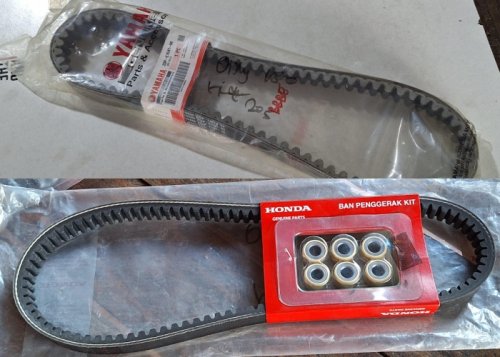 Kelihatannya Mirip, Ini Perbedaan Ukuran V-belt pada CVT Motor Matic