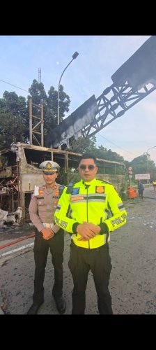 Bus Damri Terbakar di Tol Cikampek, Dugaan Awal Korsleting Kabel