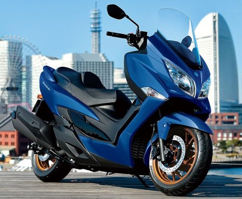 Suzuki , Skutik 400 Cc Baru Suzuki Punya Tampilan Sporty, Segini Konsumsi Bensinnya
