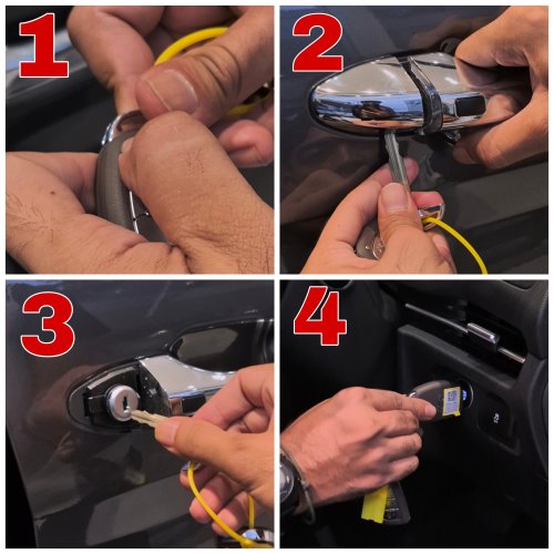 Cara Buka Pintu Mobil Secara Manual Jika Remote Keyless Habis Baterai