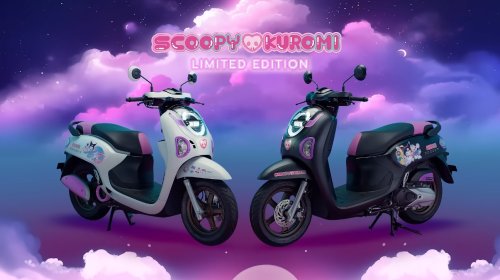 Honda, Lucu Buat ke Sekolah, Honda Scoopy Kuromi Edition Bisa Dibeli Harga Segini di Jawa Tengah