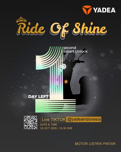 Sasar Kaum Perempuan, Yadea Indonesia Luncurkan Produk Baru Hari Ini