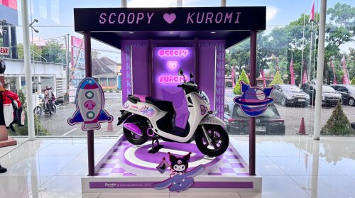 Honda, Honda Scoopy, Buruan Bilang Mama, Honda Scoopy Kuromi Sudah Dijual di Yogyakarta Harga Segini Aja