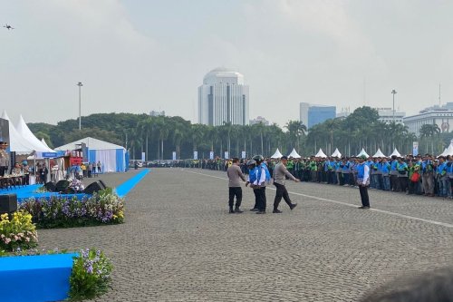 Waspada Ada 400 Ribu Ojol Informan Polisi, Ciri-ciri Pakai Rompi Biru