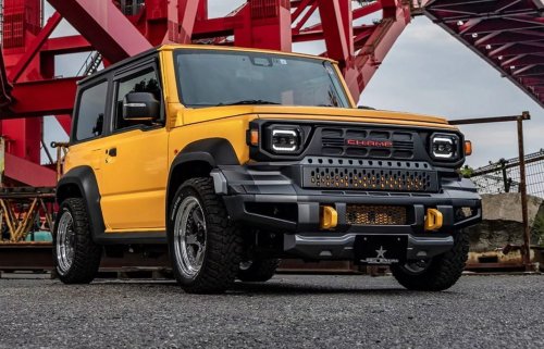 Toyota, Suzuki , Suzuki Jimny, Wajah Sangar Toyota Hilux Rangga Dipasang di Suzuki Jimny, Begini Wujudnya