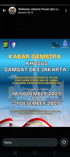 Nikmati, Ikut Program Hapus Denda Pajak dan Balik Nama Kendaraan DKI Jakarta Wajib Bawa Dokumen Ini
