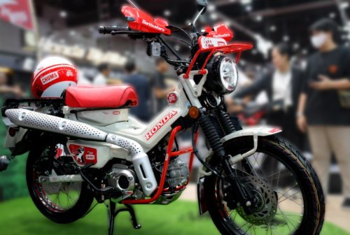 Honda, Cocok Disebut Bebek Trail Kalcer, Ini Tampilan Kece Honda CT125 CHUMS Limited Edition