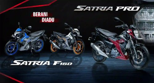 Suzuki  | Selisih Rp 3 Jutaan, Ini Pilihan Warna Suzuki Satria PRO dan F150 2025