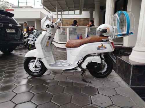 Yamaha Fazzio Kalcer Ala Zee Asadel Eks JKT48, Pecinta Kucing Boleh Niru