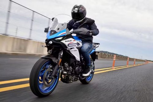 Bermesin V-Twin, Suzuki Luncurkan Moge Baru Buat Touring, Ini Wujudnya