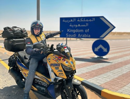 Turing Indonesia-Mekah, Rider XMAX Ini Ceritakan Pengalaman Melintasi 12 Negara