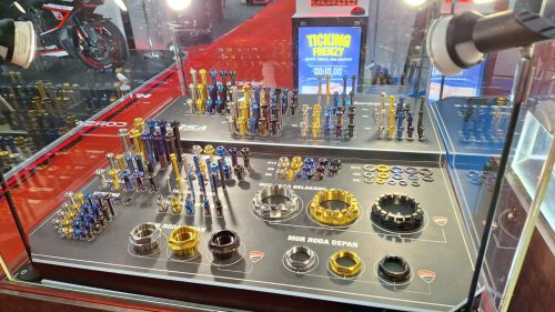 Bukan Buat Kaum Mendang Mending, Segini Harga Baut Titanium Motor