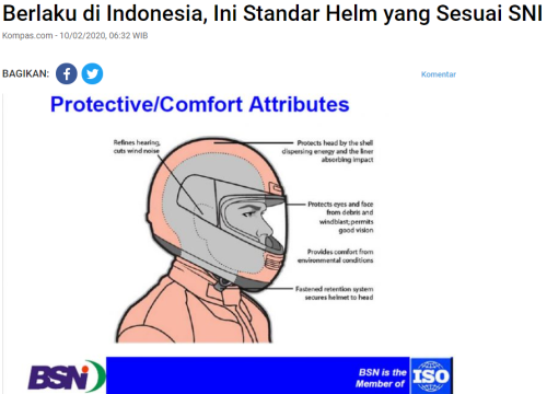 Selalu Diincar Saat Razia Operasi Polisi, Ini Syarat Mutu dan Konstruksi Helm Layak SNI