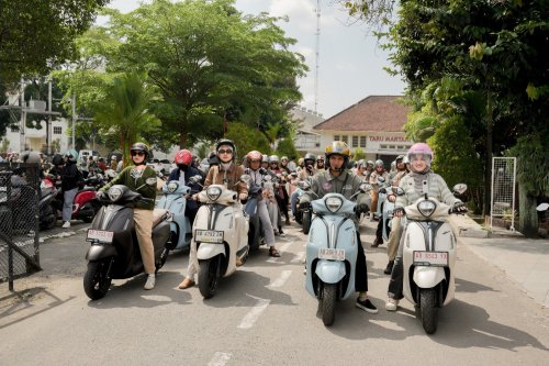Ratusan Lady Bikers Tampil Cantik di Makassar Buat Ikut Acara Ini