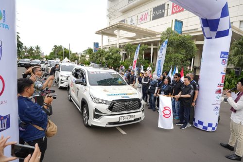 Andalkan Mobil Listrik dan Hybrid Toyota, Protect SSRT Borong Piala di City Rally Final Round 2025