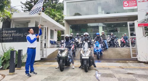 Seru! Astra Motor Yogyakarta Gandeng Komunitas Honda ADV 160 Eksplor Tempat Bersejarah dan Mistis