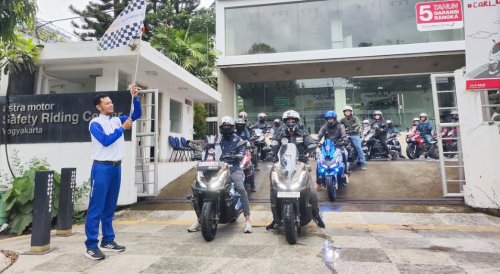 Seru! Astra Motor Yogyakarta Gandeng Komunitas Honda ADV 160 Eksplor Tempat Bersejarah dan Mistis
