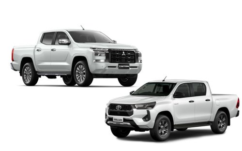 Toyota, Mitsubishi, Mitsubishi Triton, Cocok Buat Tampil Gagah dan Kerja Keras, Cek Harga Double Cabin Toyota Hilux Vs Mitsubishi Triton