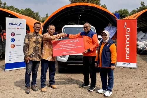 Dukung Penanganan Bencana Sumatera, RMA Indonesia Hibahkan Scorpio Pik-Up ke BNPB