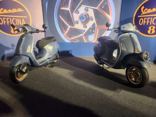 Pakai Kelir Legendaris, Vespa Officina 8 GTV 300 dan Sprint 150 Rilis Meluncur