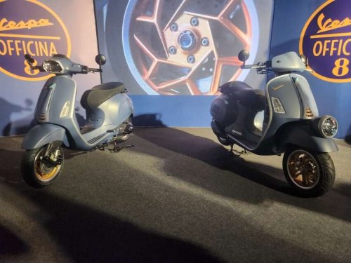 Pakai Kelir Legendaris, Vespa Officina 8 GTV 300 dan Sprint 150 Rilis Meluncur