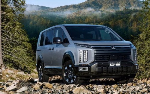 Mitsubishi, Mitsubishi Delica, Tampil Garang ala Mobil Petualang, Inilah Penampakan Mitsubishi Delica D:5 Terbaru