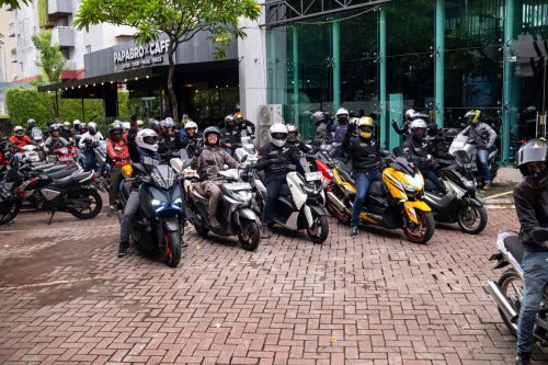Yamaha, Ribuan Bikers Nyoride Rayakan 1 Dekade MAXi Yamaha di Yamaha Revs Festival 2025